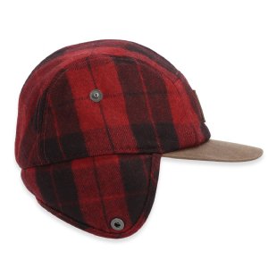 Simms Coldweather Cap - Red Buffalo Plaid