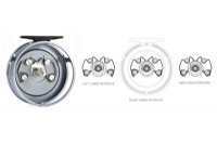 Abel Spey Reel w/Chrome Steelhead Finish - FREE LINE