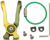 Dr. Slick Cyclone Nipper - Straight Cutting Face - Gold / Green