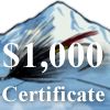 $1,000 Gift Certificate