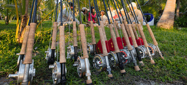 Hatch Backing Group Rod, Reel Shot