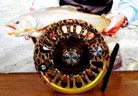 Abel Super 5N Fly Reel with Brown Trout Finish