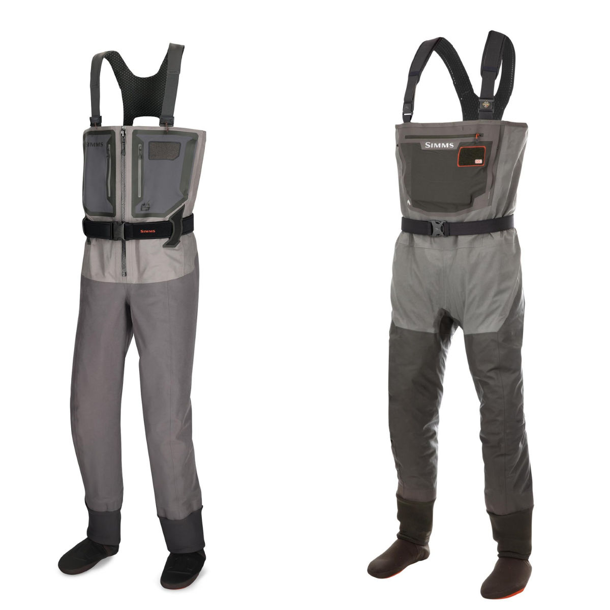 Simms G4Z Zippered and G3 Guide Waders Simms G4 and G3 Waders