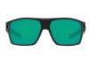 Costa Diego - Matte Black with Green Mirror 580G