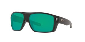 Costa Diego - Matte Black frame with Green Mirror 580G