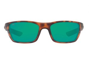 Costa Whitetip - Matte Retro Tortoise with Green Mirror 580G