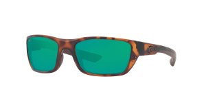 Costa Whitetip - Matte Retro Tortoise with Green Mirror 580G