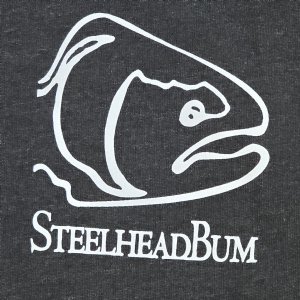 SteelheadBum T-Shirt - Charcoal Grey