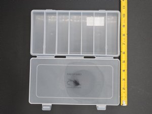 GFS Logo Fly Box - XL Streamer 7 Compartment Box