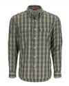 Simms Men's Big Sky LS Shirt - Willow / Dark Olive Plaid