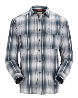 Simms Coldweather Shirt - Navy Sterling Plaid
