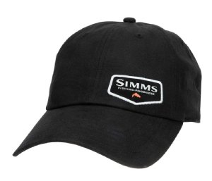 Simms Oil Cloth Cap - Black