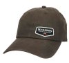 Simms Oil Cloth Cap - Coffee