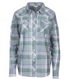 Simms Women's Ruby River Shirt - Pale Iris Plaid - XLarge - Closeout