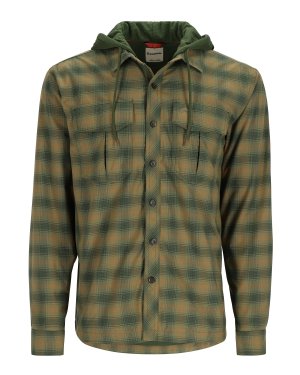 Simms Men's Coldweather Hoody - Basswood MC Plaid