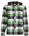 Simms Men's Coldweather Hoody - Size M - Moss Green Buffalo Plaid - CLOSEOUT