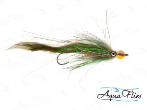 Aqua Flies - Senyo's Egg Raider - Olive / Orange