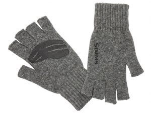 Simms Wool Half Finger Glove