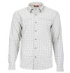 Simms Stone Cold LS Shirt - Size Medium - Sterling Morada Plaid - Closeout