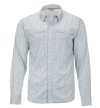 Simms Men's Stone Cold LS Shirt - Sky Morada Plaid - Size XL - CLOSEOUT