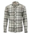 Simms Men's Stone Cold LS Shirt - Sage Madras Plaid - Size M - CLOSEOUT