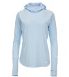 Simms Women's Solarflex Cooling Hoody - Size M - Ice - CLOSEOUT