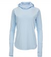 Simms Women's Solarflex Cooling Hoody - Size L - Ice - CLOSEOUT