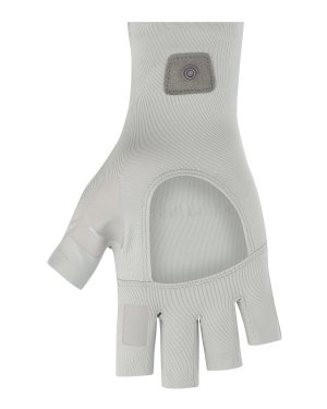 Simms SolarFlex Half-Finger SunGlove - Sterling