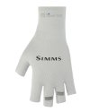 Simms SolarFlex Half-Finger SunGlove - Sterling