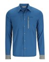 Simms Men's Intruder BiComp Fishing Shirt - Nightfall / Cinder