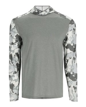 Simms Men's Bugstopper Solarflex Hoody - Regiment Camo Cinder