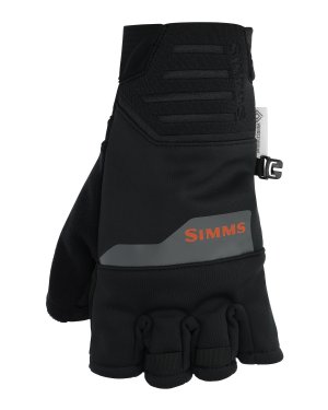 Simms Windstopper Half-Finger Fishing Glove - Black