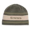 Simms Hayward Wool Beanie - Dark Olive