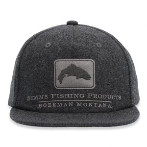 Simms Wool Trout Icon Cap - Graphite