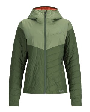 Simms Women's Fall Run Insulated Hoody - Dark Clover/Riffle Green