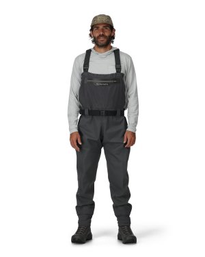 Simms Men's Flyweight Packable Stockingfoot Wader - Cinder