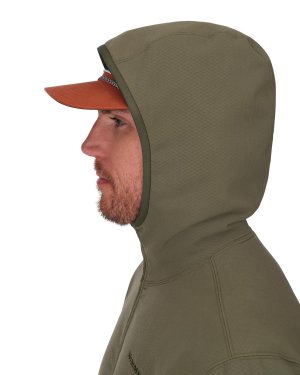 Simms Men's Strata 330 Half-Zip Hoody - Loden