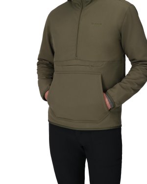 Simms Men's Strata 330 Half-Zip Hoody - Loden