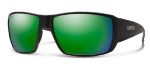 Smith Guides' Choice - Matte Black w/ ChromaPop Glass Polarized Green Mirror