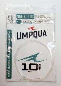 Umpqua Big Game Fluorocarbon 9' Leader - 10 lb - Closeout