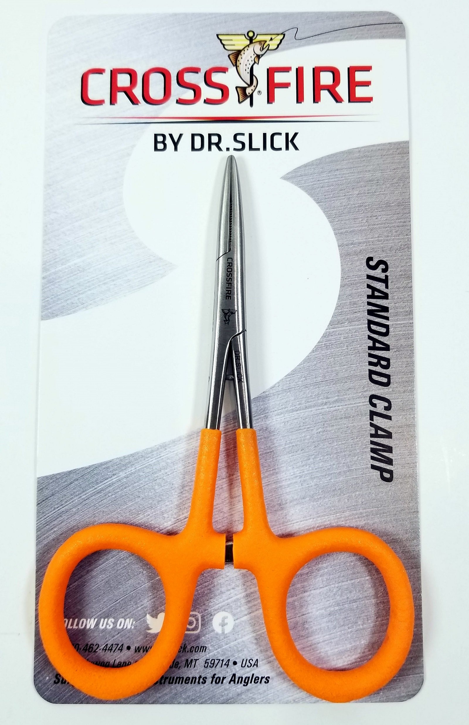 Dr Slick Crossfire Standard Clamp 5" Orange Textured Rubber Loops Straight for sale online 