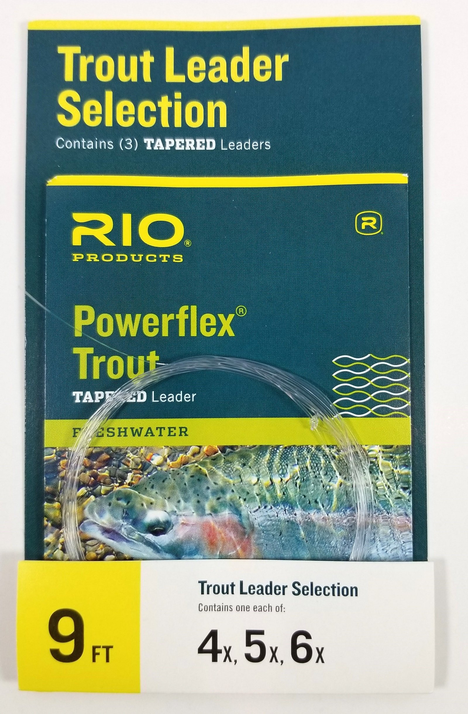 Rio Powerflex 7.5 ft. Leader 3 Pack - Fly Fishing 
