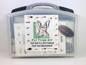 Hareline Fly Tying Material Kit with Economy Tools