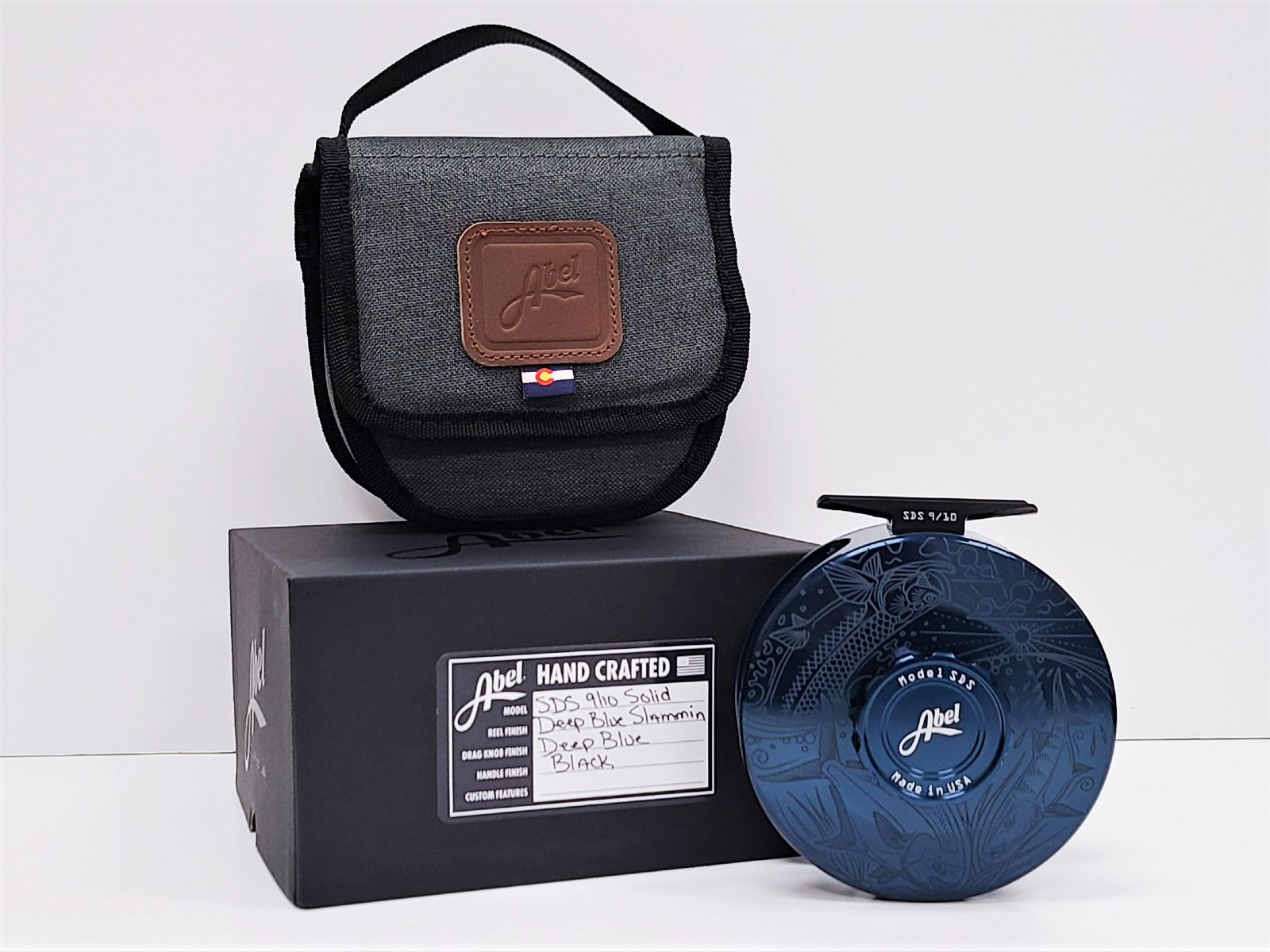 Abel SDS 9/10 Fly Reel - Casey Underwood - Deep Blue Slammin - in Stock