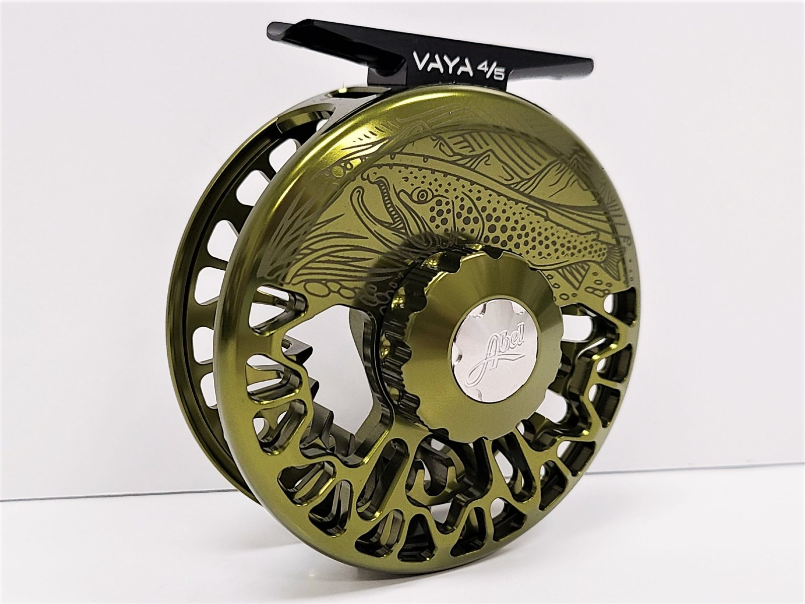 Abel Vaya Fly Reels - 4/5 Underwood On The Hunt Olive - In Stock