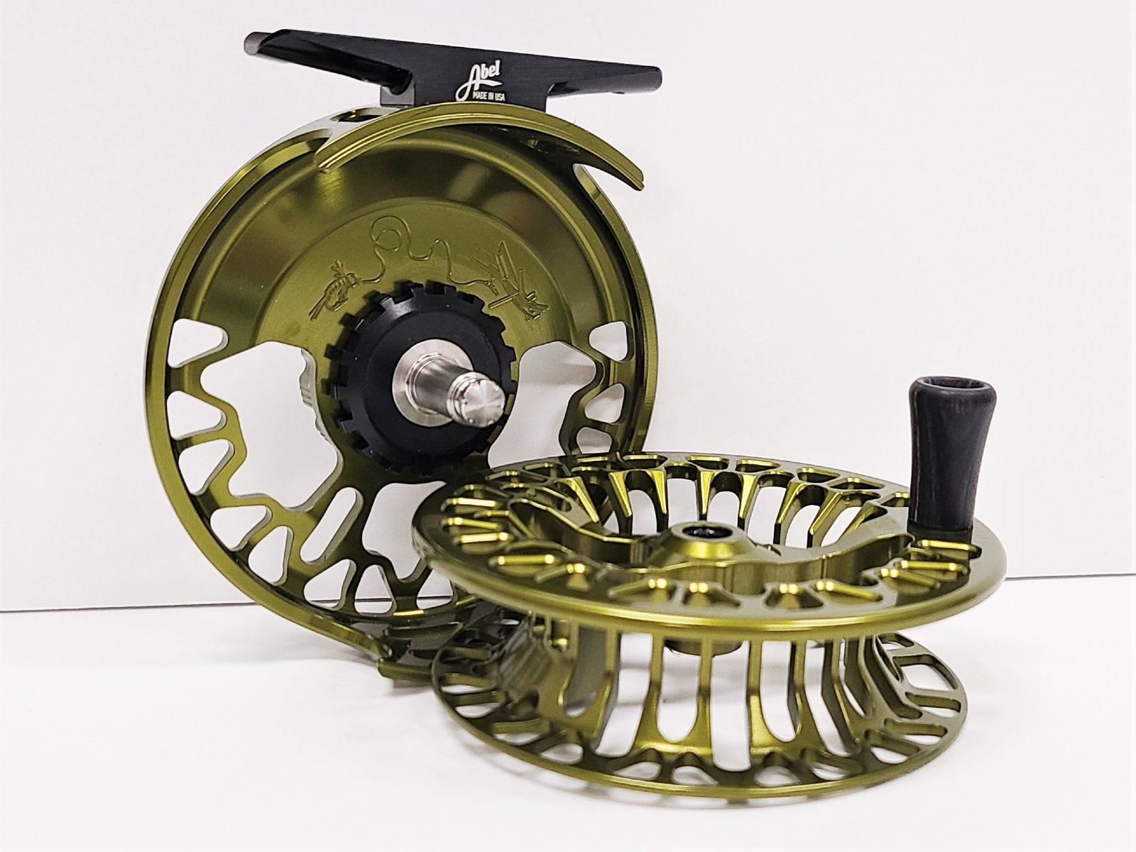 Abel Vaya Fly Reels - 4/5 Underwood On The Hunt Olive - In Stock