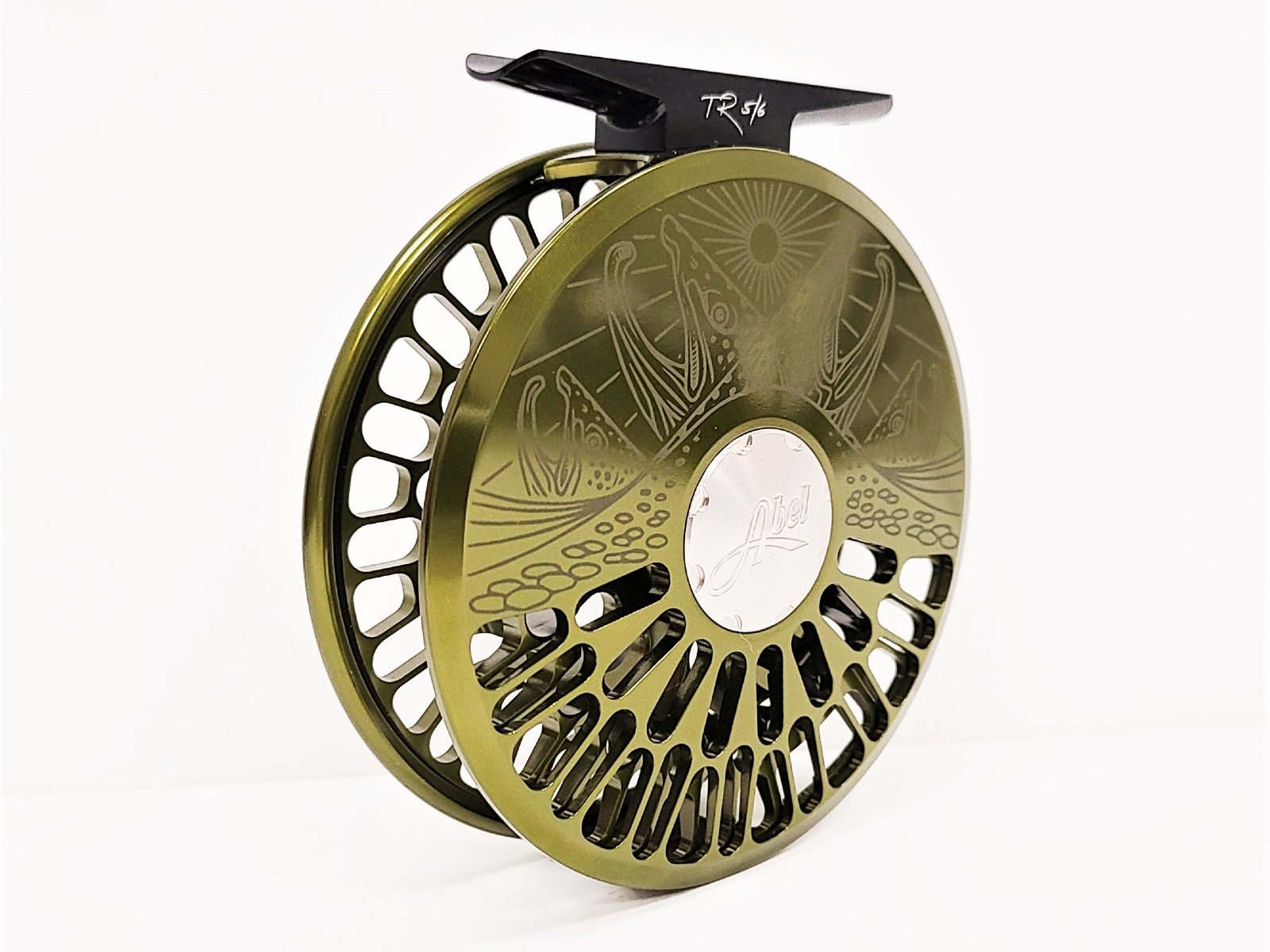 Abel TR Fly Reel - 5/6 Casey Underwood - Last Light Olive- In Stock