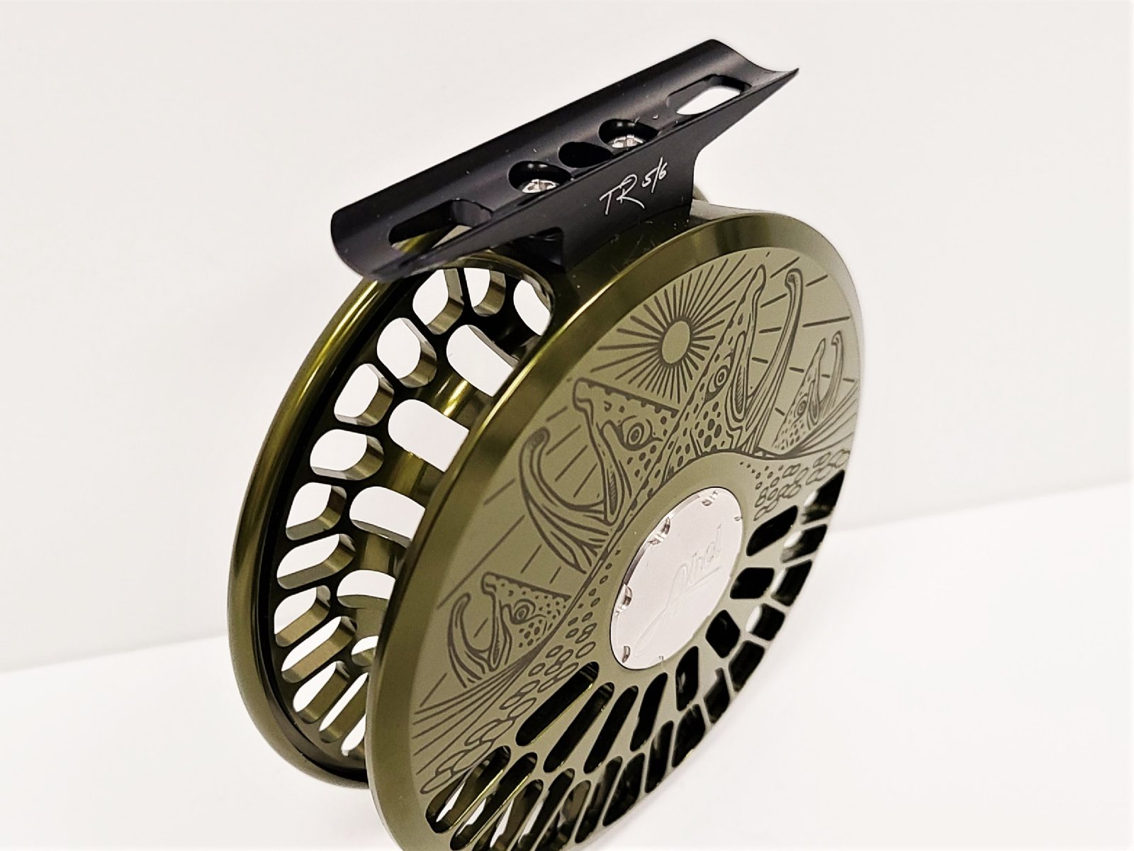 Abel TR Fly Reel - 5/6 Casey Underwood - Last Light Olive- In Stock