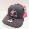 GFS - Richardson 112 Trucker - Charcoal / Neon Pink