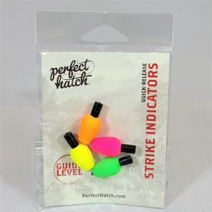 Perfect Hatch Quick Release Strike Indicators - Small Pear Shape 4 Pack